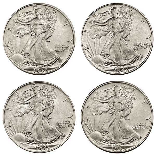 1942-1945 [4] Walking Liberty Half Dollar