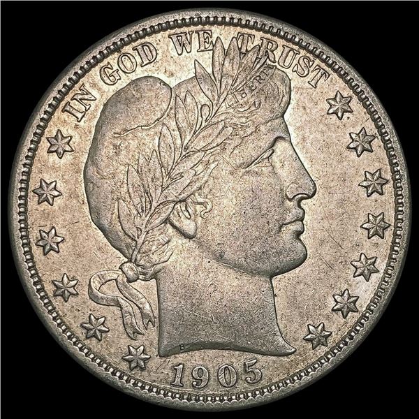 1905-S Barber Half Dollar CLOSELY UNCIRCULATED