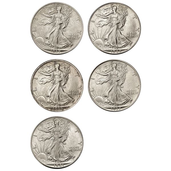 1935-1942 [5] Walking Liberty Half Dollar