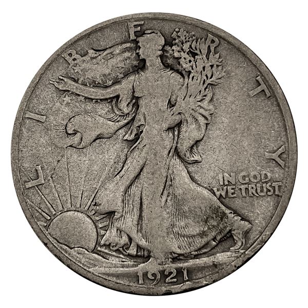 1921-D Walking Liberty Half Dollar