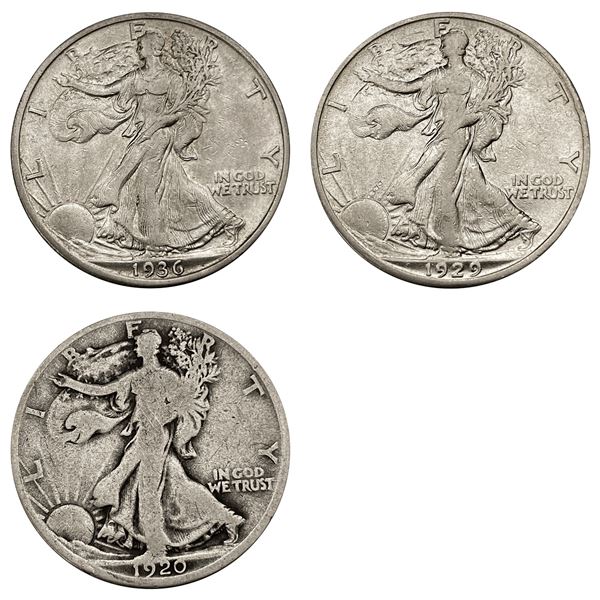 1920-1936 [3] Walking Liberty Half Dollar