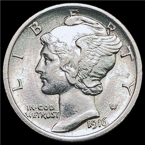 1916 Mercury Dime CHOICE BU