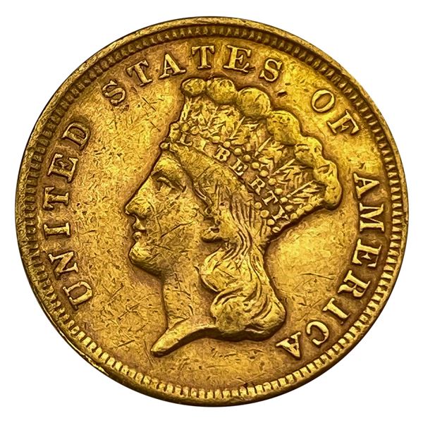 1854 $3 Gold Piece