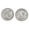 Image 2 : 1834-1924 [3] U.S. Silver Coin Type Lot