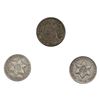 Image 1 : 1851-1852 [3] U.S. Silver Coin Type Lot