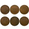 Image 1 : 1853-1870 [6] U.S. Copper Type Lot