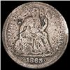Image 1 : 1863-S Seated Liberty Dime NICELY CIRCULATED