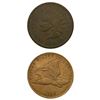 Image 1 : 1858-1876 [2] U.S. Copper Small Cents
