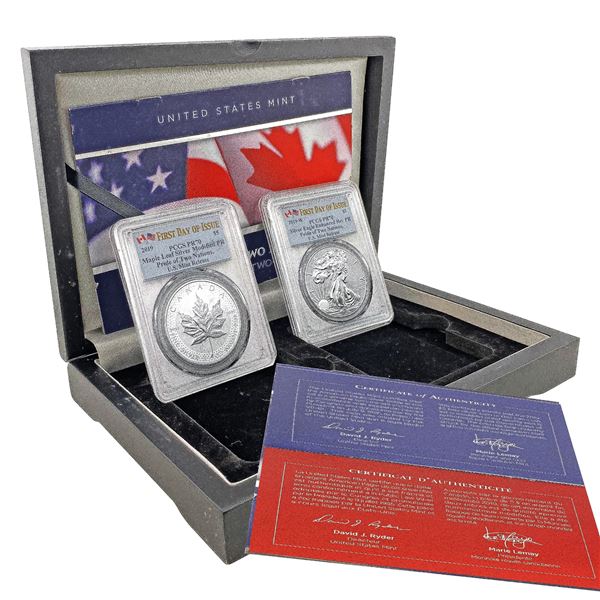 2019 [2] Pride of Two Nations Set PCGS PR70