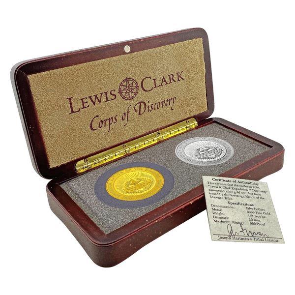 2004 [2] Lewis & Clark Shawnee Tribe Gold & Silver