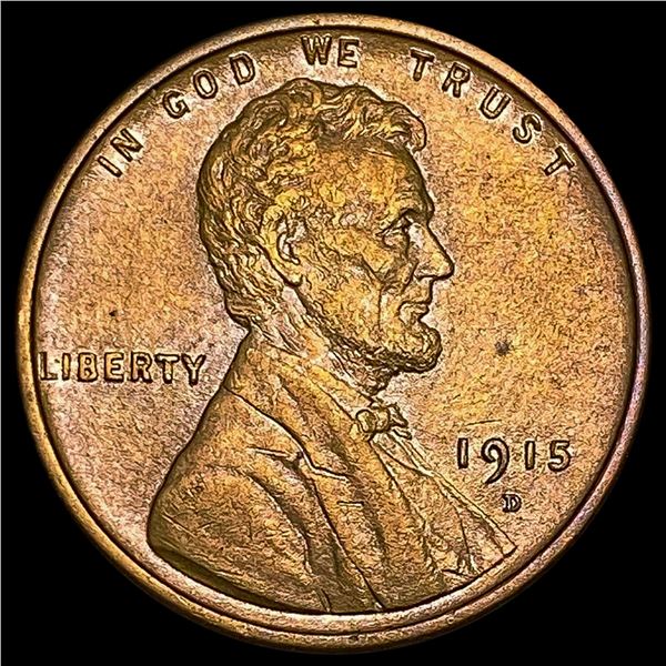 1915-D RED Wheat Cent UNCIRCULATED