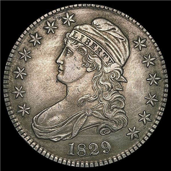 1829 Capped Bust Half Dollar CLOSELY UNCIRCULATED