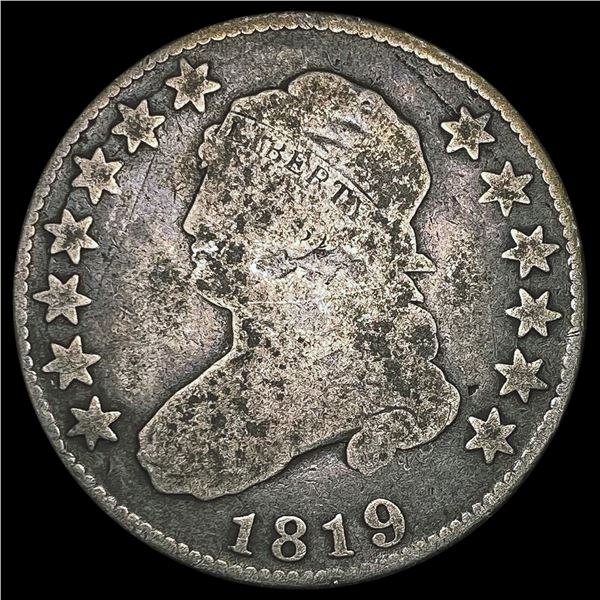 1819 Capped Bust Quarter NICELY CIRCULATED