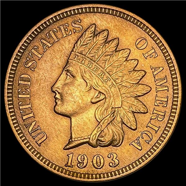 1903 RED Indian Head Cent GEM BU