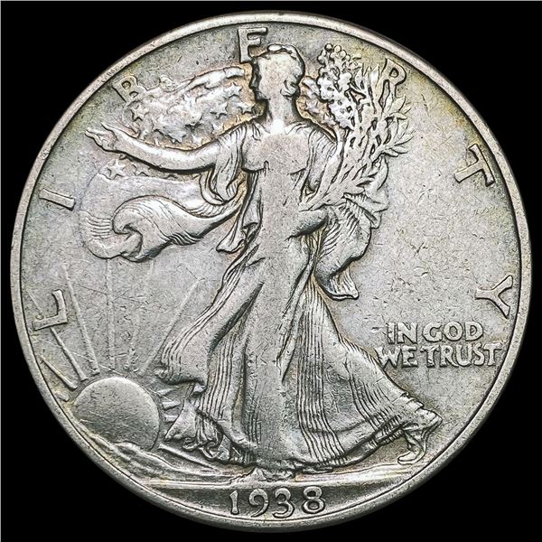 1938-D Walking Liberty Half Dollar CLOSELY UNCIRCULATED
