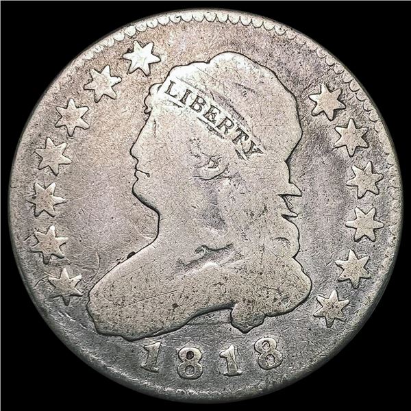 1818 Capped Bust Quarter NICELY CIRCULATED