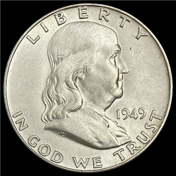 1949 FBL Franklin Half Dollar GEM BU