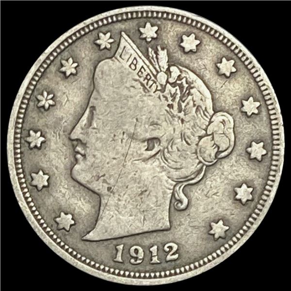 1912-S Liberty Victory Nickel NICELY CIRCULATED