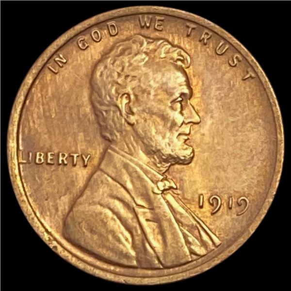 1919 RD Wheat Cent UNCIRCULATED