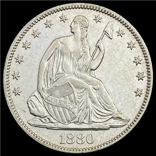 1880 Seated Liberty Half Dollar UNCIRCULATED