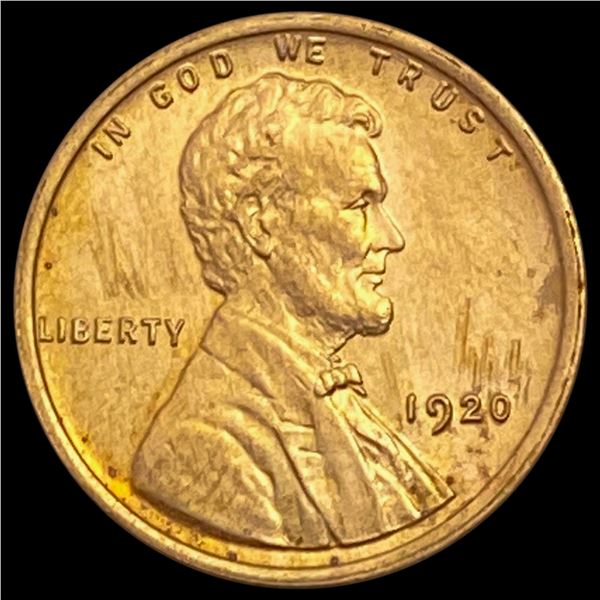 1920 RD Wheat Cent UNCIRCULATED