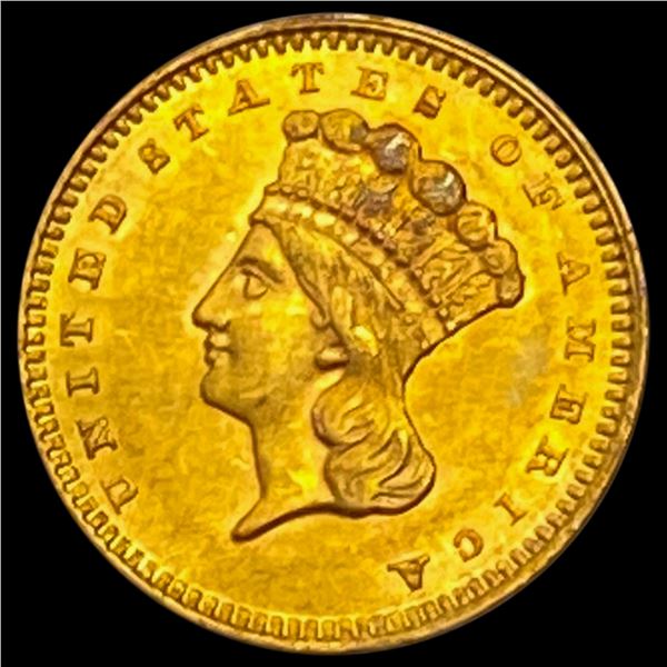 1860 Rare Gold Dollar UNCIRCULATED