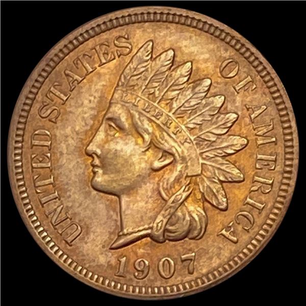 1907 RD Indian Head Cent UNCIRCULATED