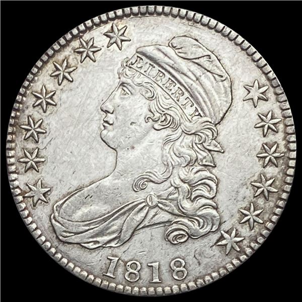 1818 Capped Bust Half Dollar CLOSELY UNCIRCULATED