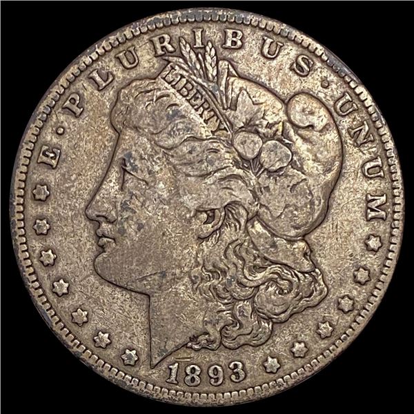 1893 Morgan Silver Dollar LIGHTLY CIRCULATED