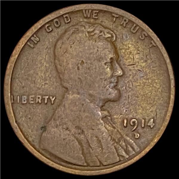 1914-D Wheat Cent NICELY CIRCULATED