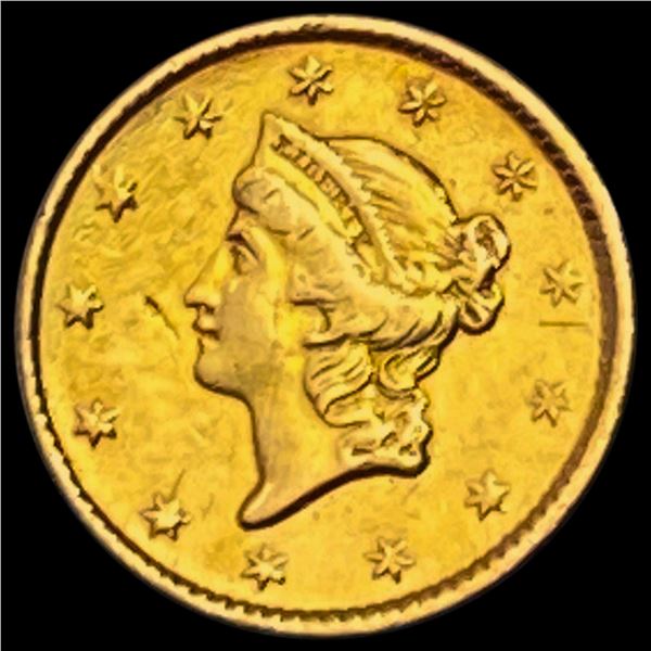 1851 Rare Gold Dollar CLOSELY UNCIRCULATED