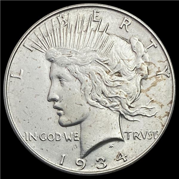 1934-D Silver Peace Dollar UNCIRCULATED