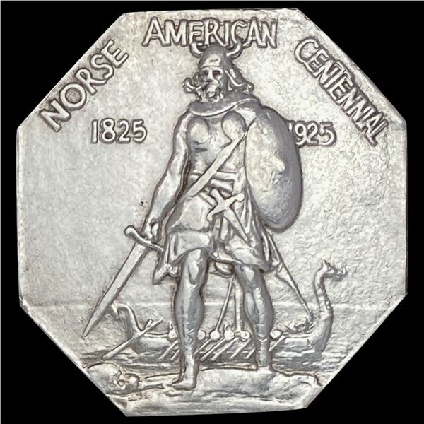 1925 Norse American Medal- Thin UNCIRCULATED