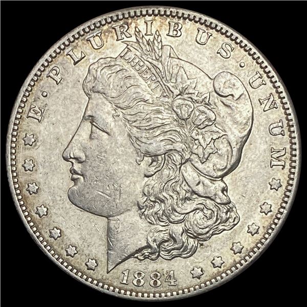 1884-S Morgan Silver Dollar CHOICE AU