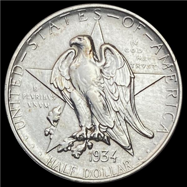 1934 Texas Half Dollar GEM BU