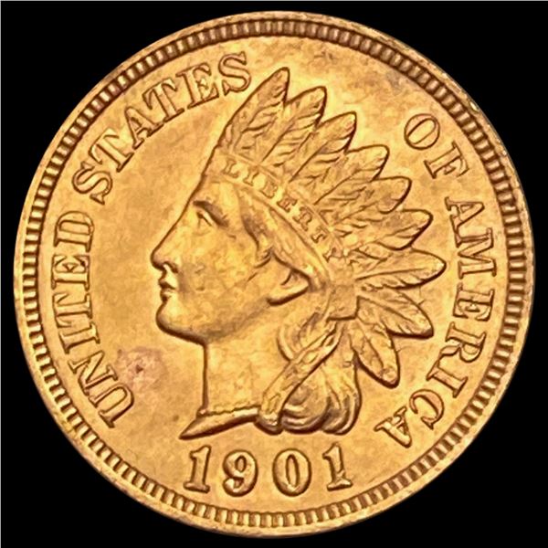 1901 RD Indian Head Cent UNCIRCULATED