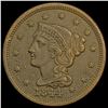 Image 1 : 1844 Braided Hair Large Cent CLOSELY UNCIRCULATED