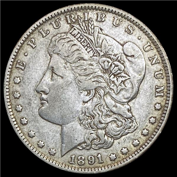 1891-O Morgan Silver Dollar CLOSELY UNCIRCULATED