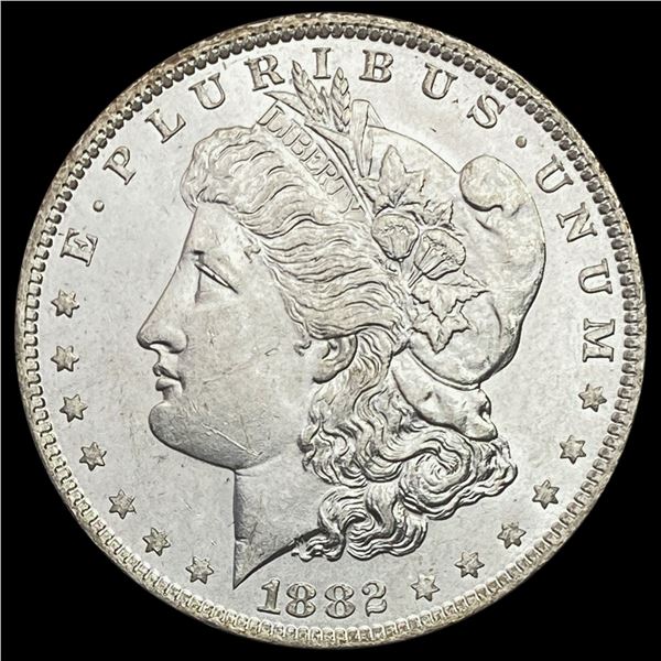 1882-O Morgan Silver Dollar GEM BU