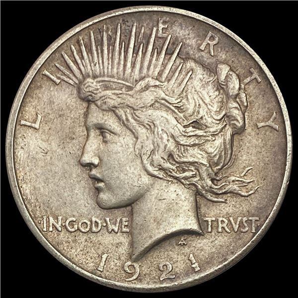 1921 Silver Peace Dollar NEARLY UNCIRCULATED