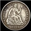 Image 1 : 1871 Seated Liberty Half Dime CLOSELY UNCIRCULATED