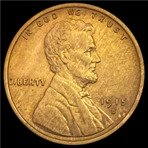 1915-D RD Wheat Cent CHOICE BU