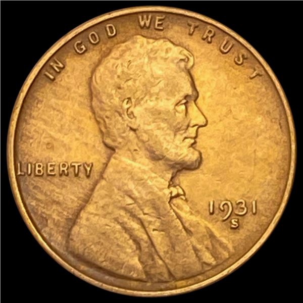 1931-S RD Wheat Cent UNCIRCULATED
