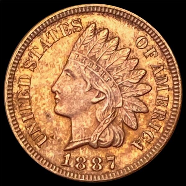 1887 RD Indian Head Cent UNCIRCULATED