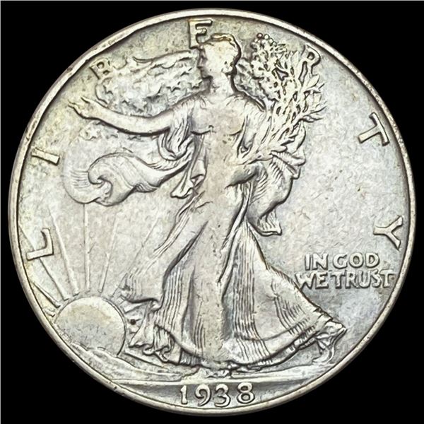 1938-D Walking Liberty Half Dollar CLOSELY UNCIRCULATED