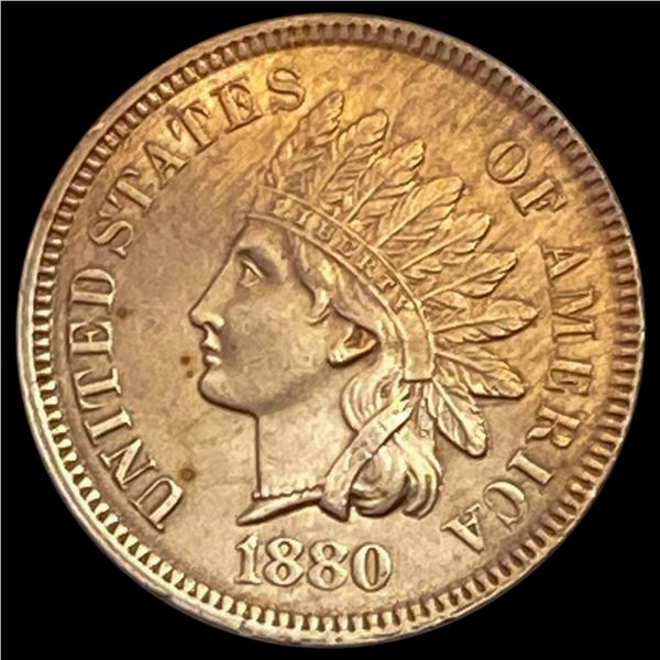 1880 RD Indian Head Cent UNCIRCULATED