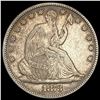 Image 1 : 1873 No Arrows Seated Liberty Half Dollar CLOSELY UNCIRCULATED
