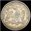 Image 2 : 1873 No Arrows Seated Liberty Half Dollar CLOSELY UNCIRCULATED