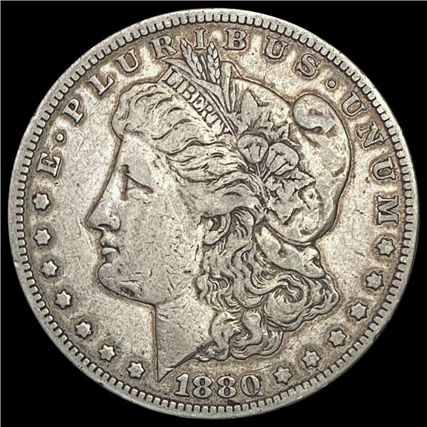 1880-CC Morgan Silver Dollar LIGHTLY CIRCULATED