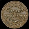 Image 2 : 1864 Civil War Token; Arcade House Providence RI NEARLY UNCIRCULATED